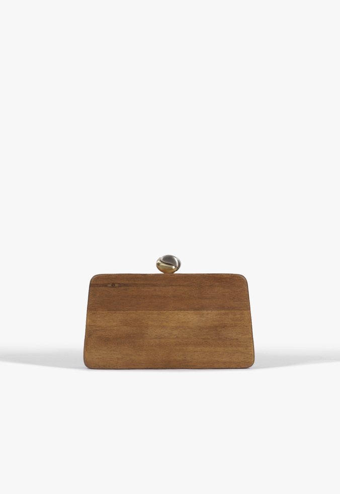 Bolsa Clutch Antonella Marrom