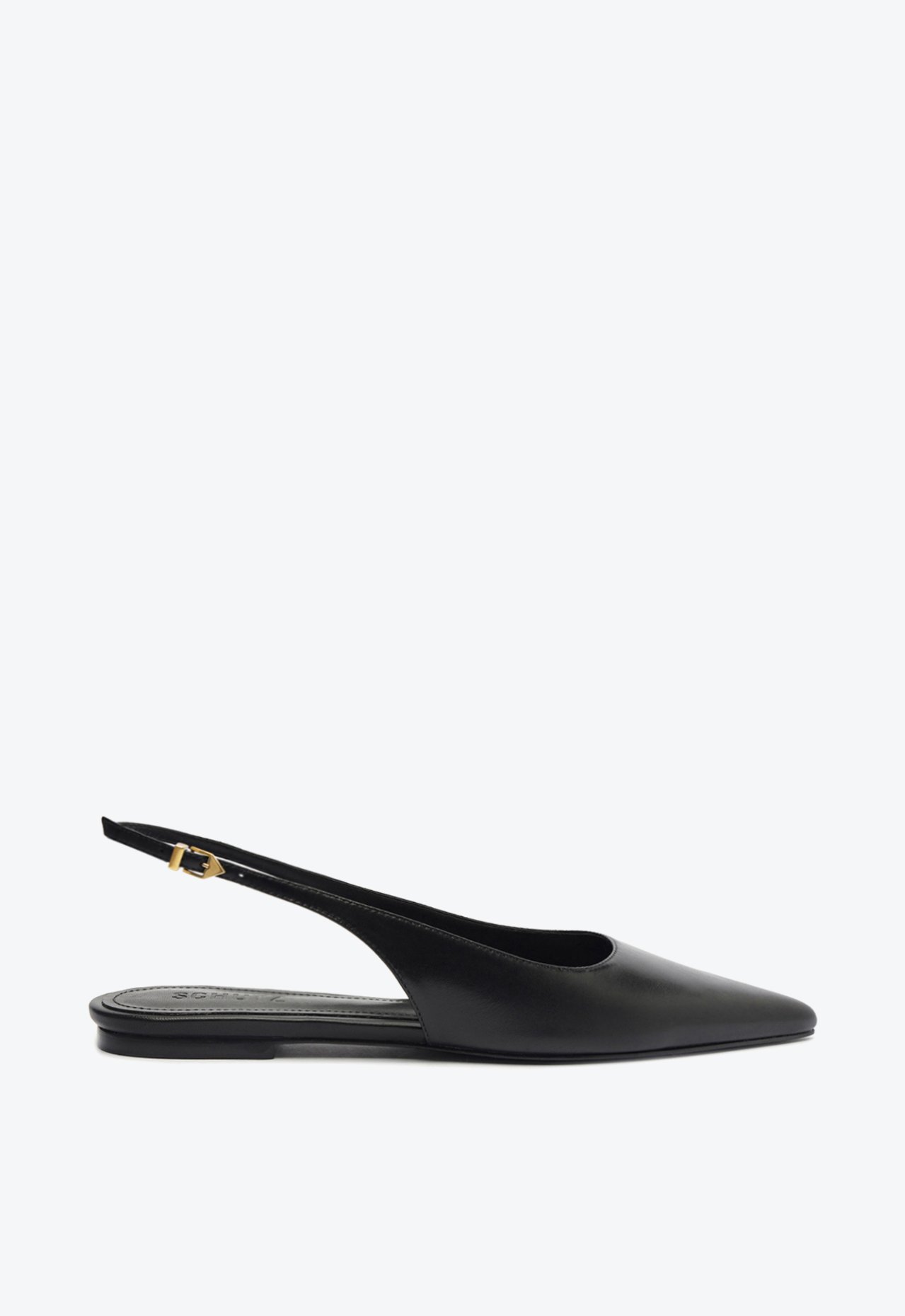 Sapatilha Slingback Alura Couro Preto | Schutz