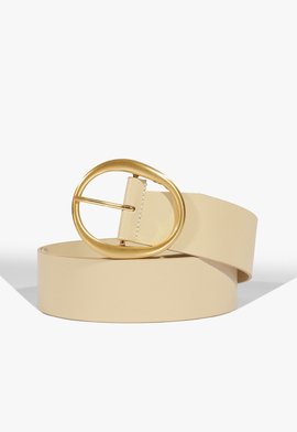 Cinto Nyssa Couro Branco