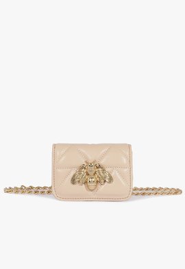 Mini Bag Believe Matelassê Couro Bege