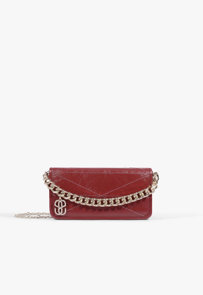 Bolsa Mini Icon Couro Vermelha