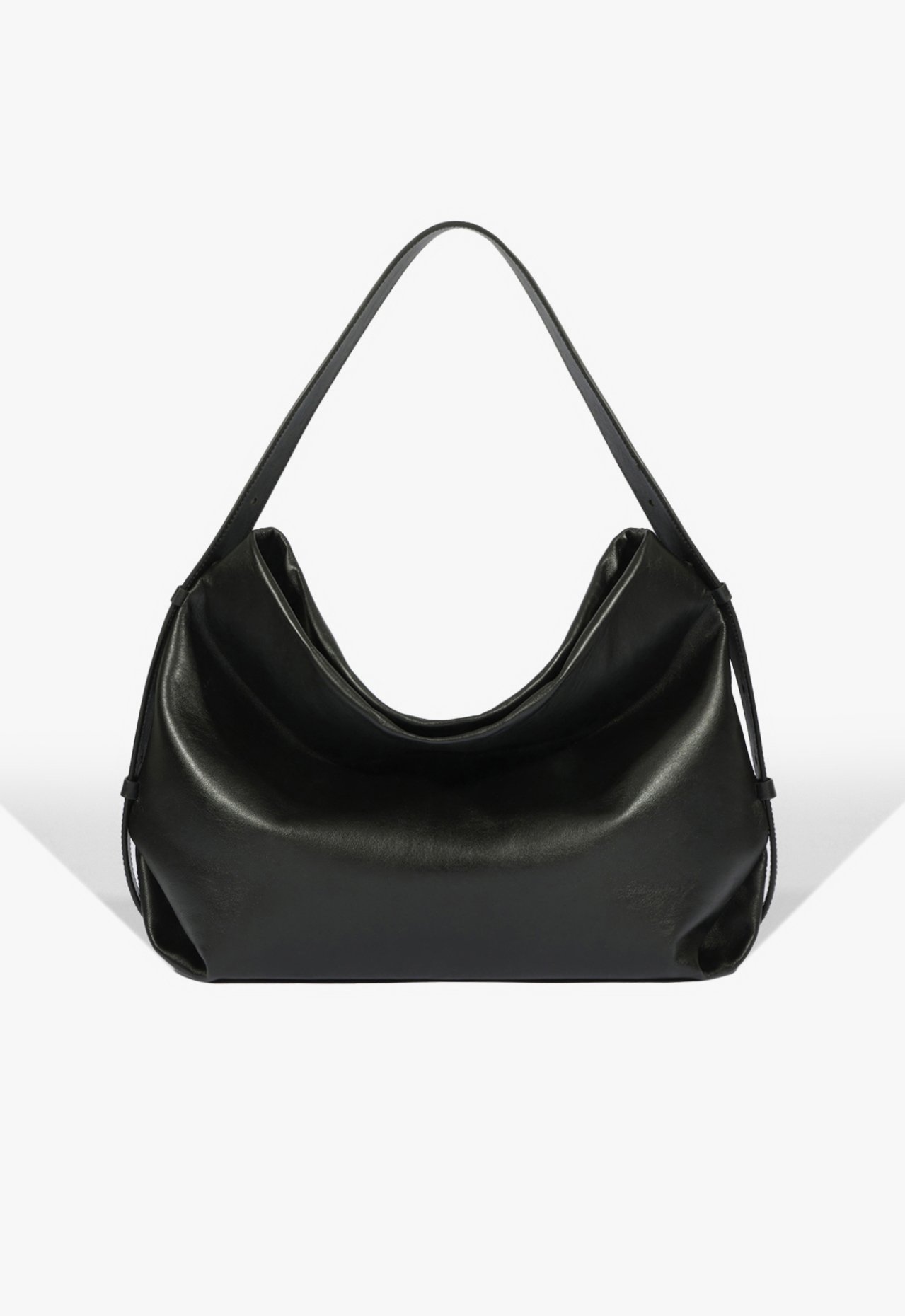 Bolsa Hobo Grande Isis Couro Preta | Schutz