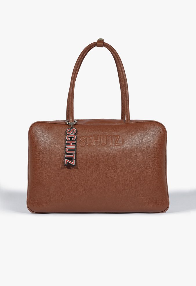 Bolsa Tote Ivvy Grande Couro Marrom