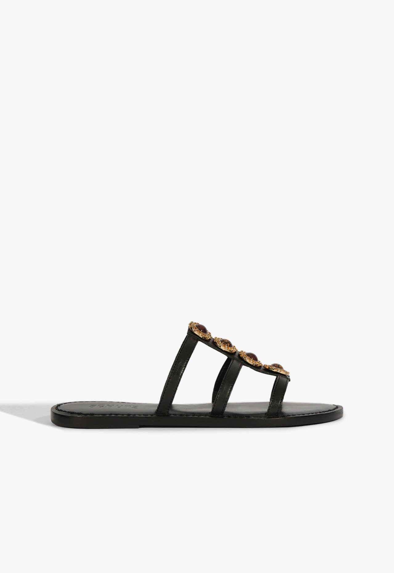 Rasteira Urban Couro Preta | Schutz