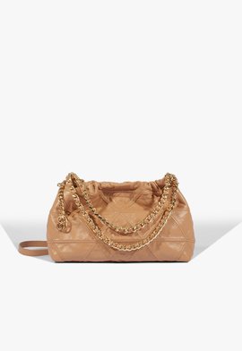 Bolsa Tiracolo Couro Correntes Nude