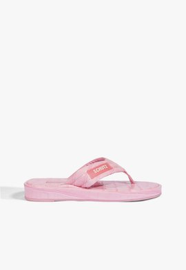 Chinelo Zoe Couro Rosa