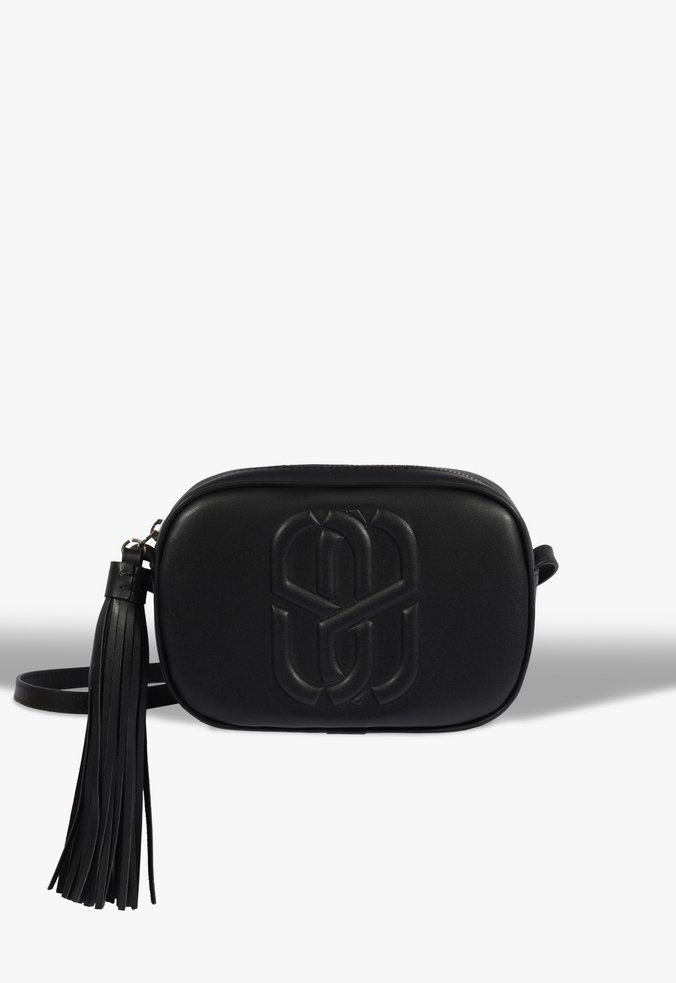 Bolsa Tiracolo Kate Emblem Preta