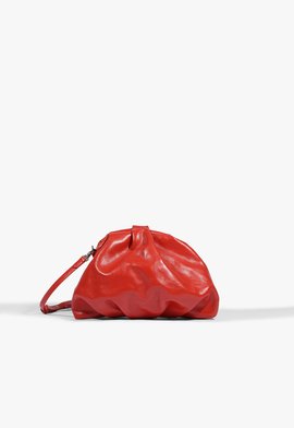 Bolsa Avril Média Couro Vermelha