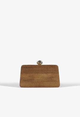 Bolsa Clutch Antonella Marrom