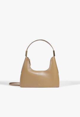 Bolsa Hobo Mini Hobo Alex Pequena Couro Marrom