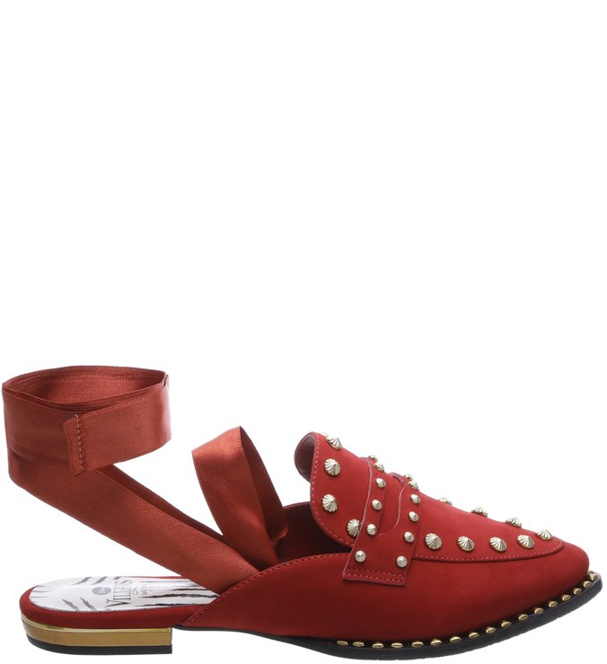 Sapato Mule Lady Tremaine Vermelho