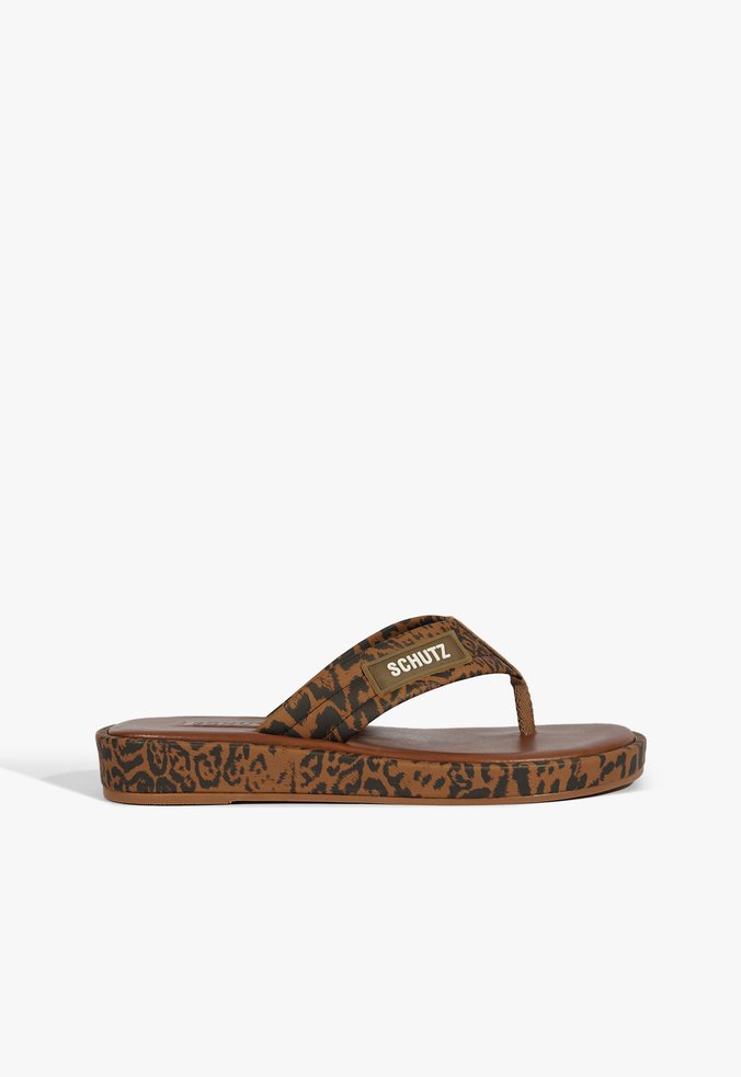 Chinelo Zoe Estampa Animal