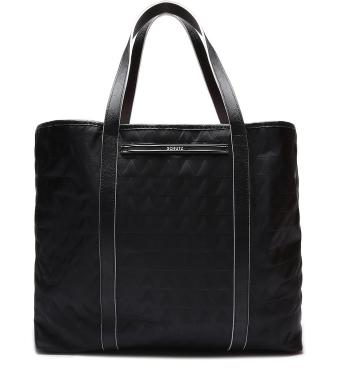 Shopping Bag Nylon Triangle Black Shopping Bag Nylon Triangle Black