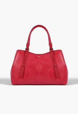 Bolsa Tote Grande Maeve Croco Vermelha