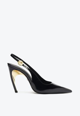 Sapato Scarpin Curve Heels Preto