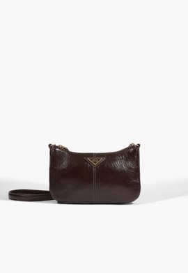 Bolsa Tiracolo Crossbody Yani Pequena Couro Marrom