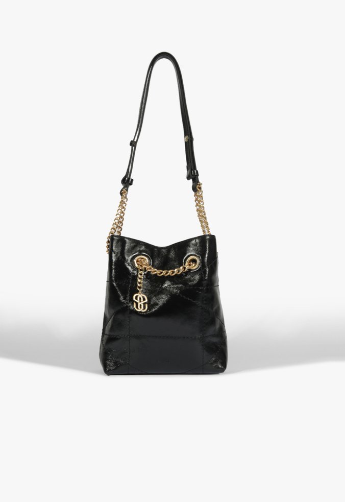 Bolsa Hobo Mika Média Preta