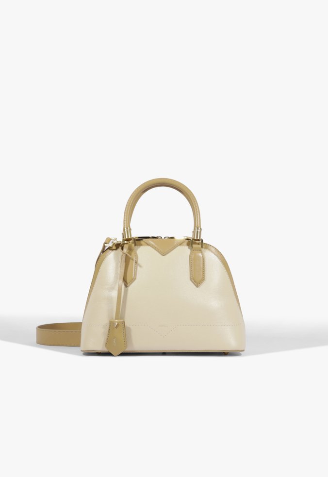 Bolsa Tote Minni Tote Corinne Pequena Couro Branca