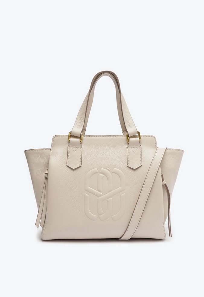 Bolsa Tote Grande Couro Branca