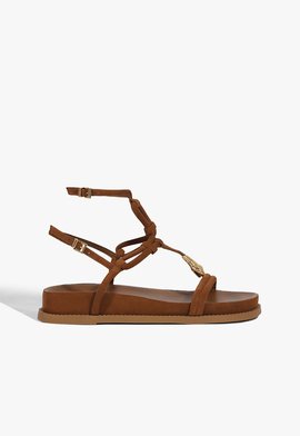 Papete Boho Couro Marrom