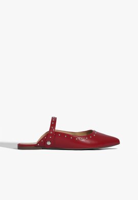 Flat New-S Girlie Studs Red
