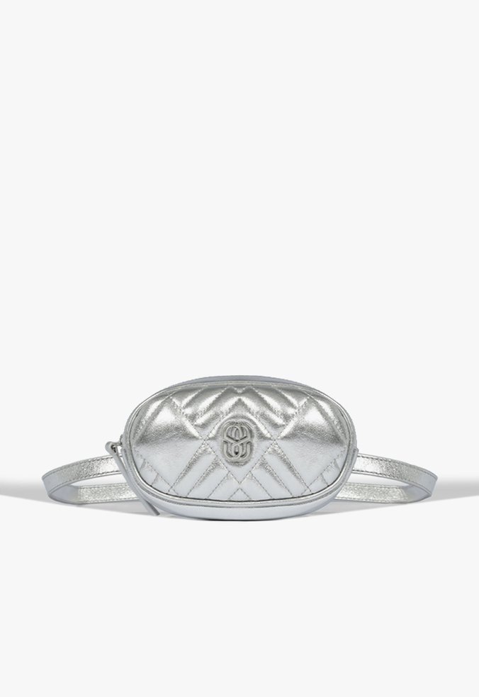 Bolsa Mini Couro Prata