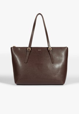 Bolsa Shopping Grande Sara Couro Marrom
