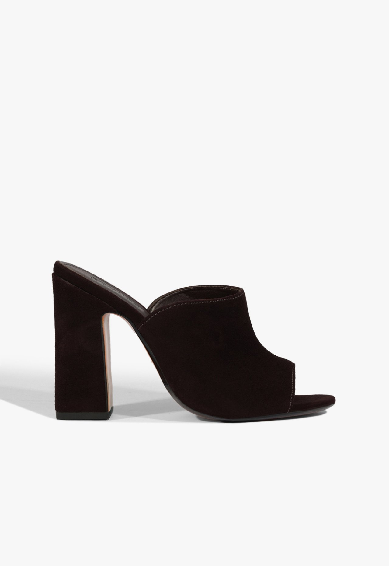 Tamanco Esme Camurça Marrom Escuro | Schutz