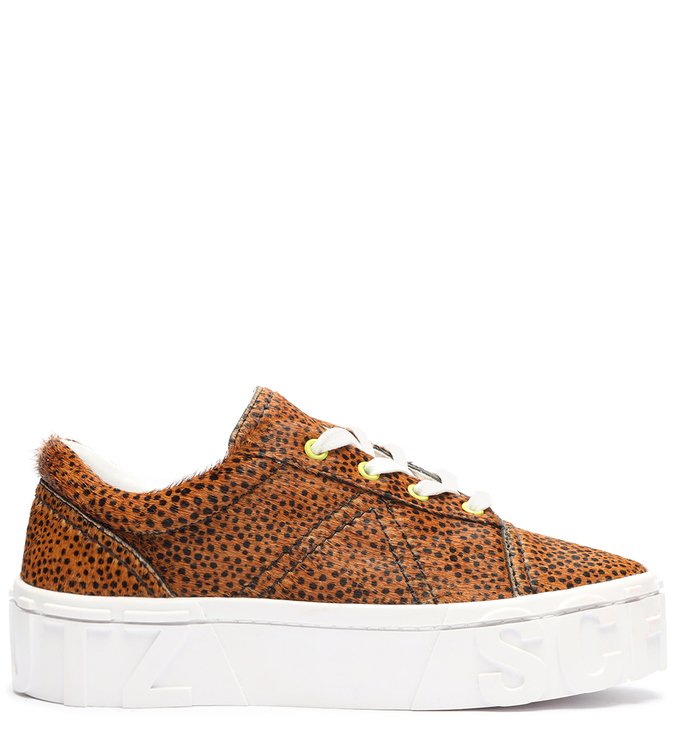 Tênis Flatform Mauli Animal Print Marrom