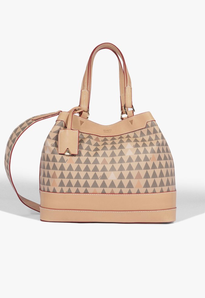 Bolsa Shopping Neo Emma Triangle Marrom