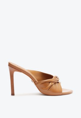 Sapato Mule New Icon Couro Marrom