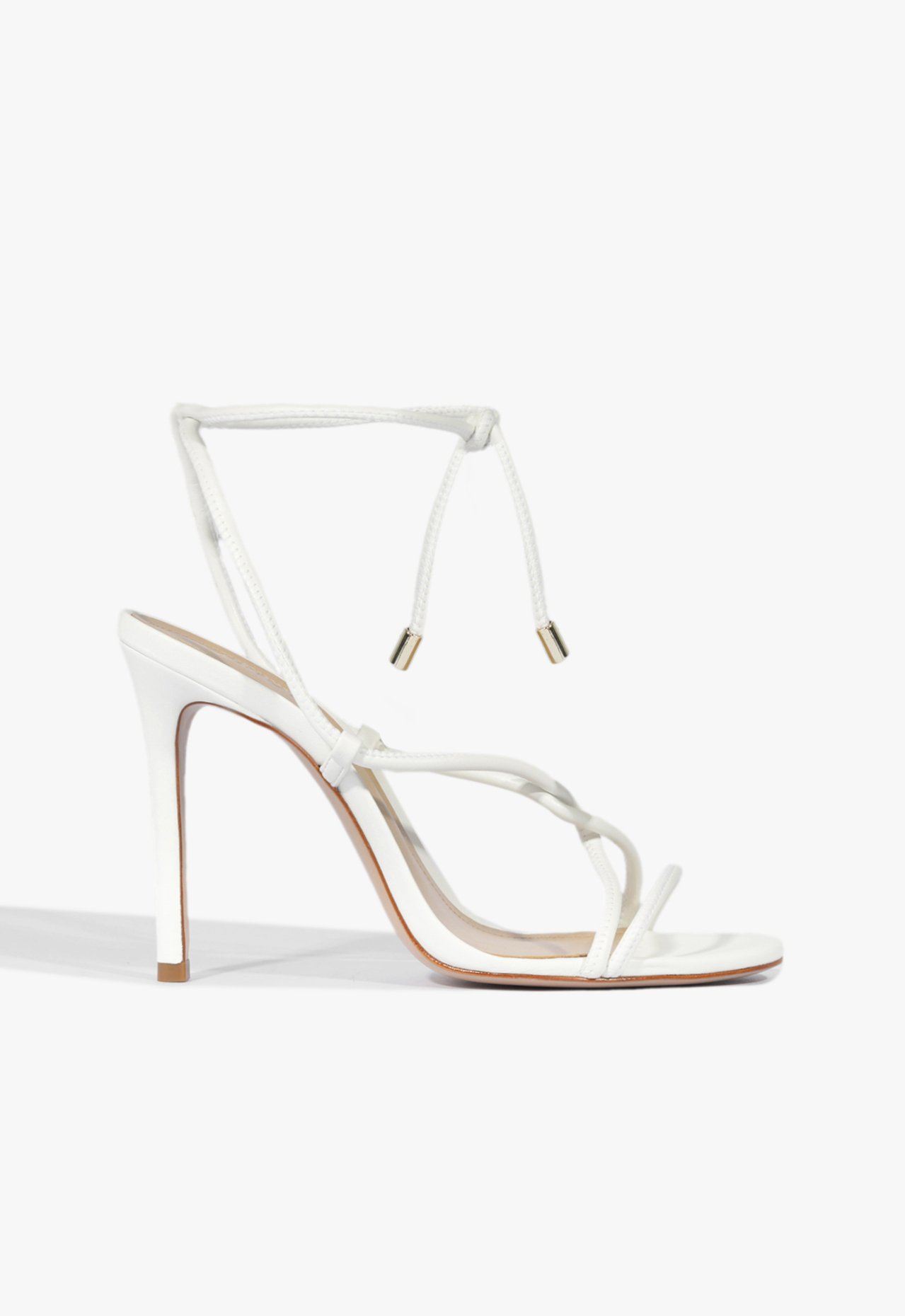 Sandália Salto Strings Twist Branca | Schutz