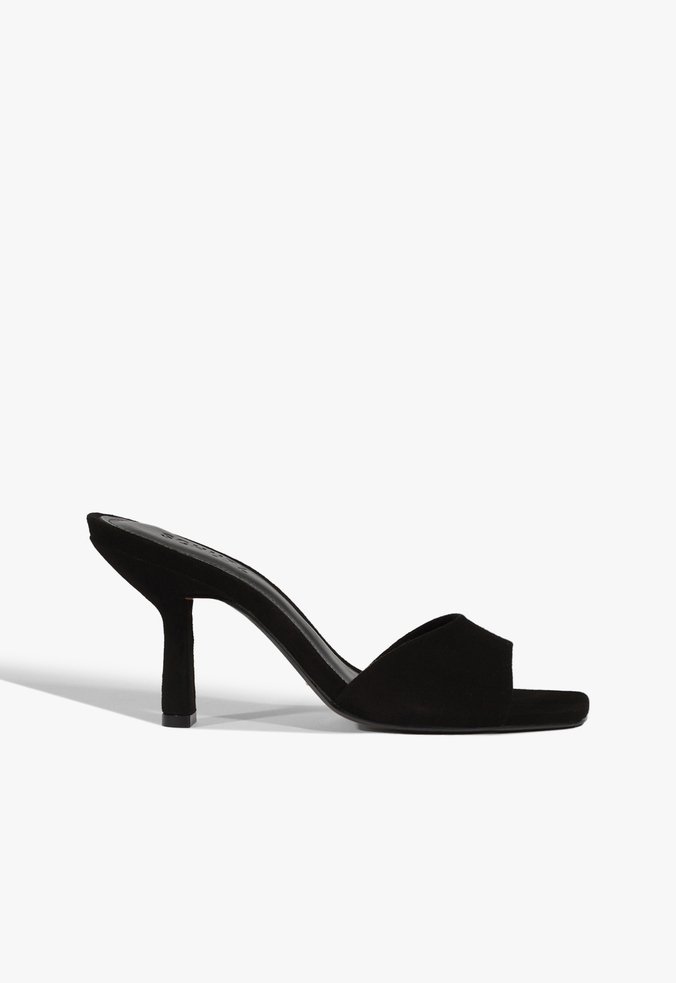 Sandália Mule Posseni Casual Preta