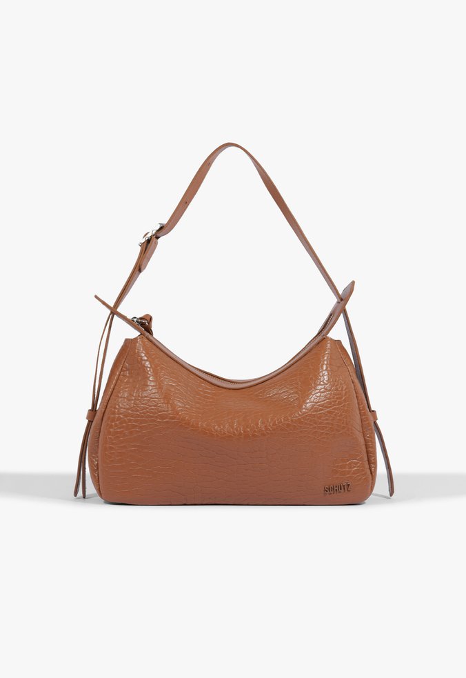 Bolsa Hobo Snooze Couro Marrom