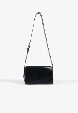 Bolsa Tiracolo Yuna Couro Preta