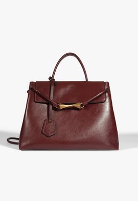 Bolsa Satchel Twisted Grande Vinho