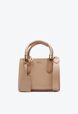 Bolsa Tote Baby Lorena Couro Amendoa