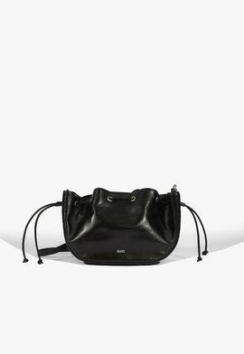 Bolsa Tiracolo Elvie Couro Preta