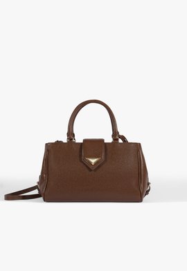 Bolsa Tote Tiracolo Alyssa Couro Marrom