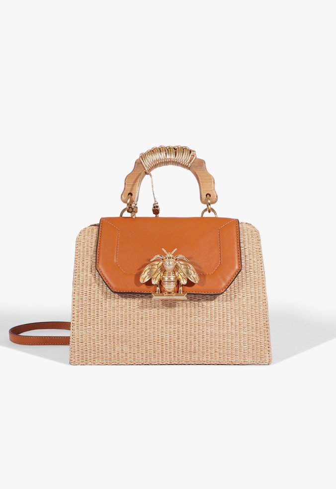 Bolsa Média Believe Summer Bege e Marrom