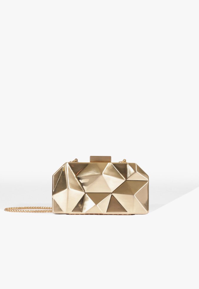 Bolsa Clutch Dourada