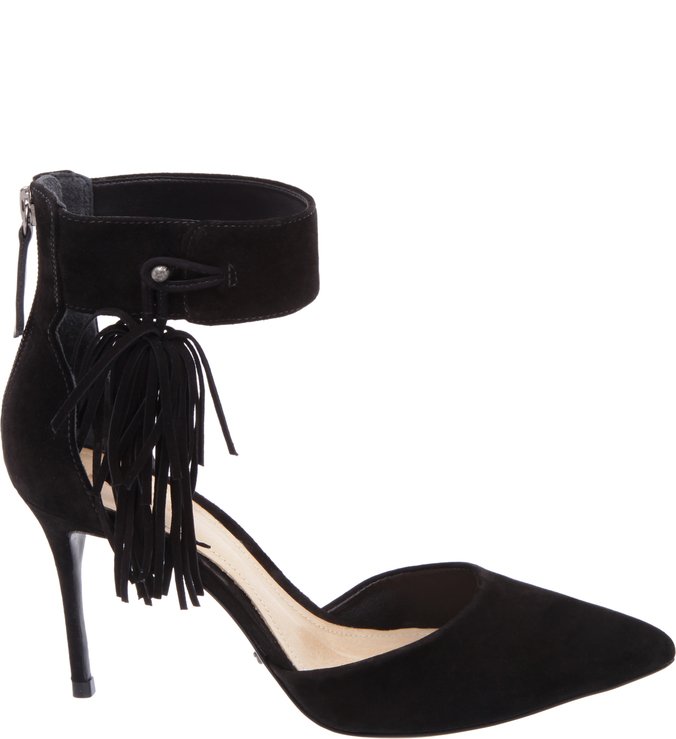 Scarpin Tassels Black