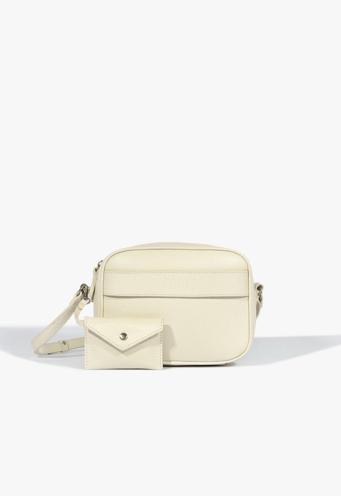 Bolsa Tiracolo Couro Branca