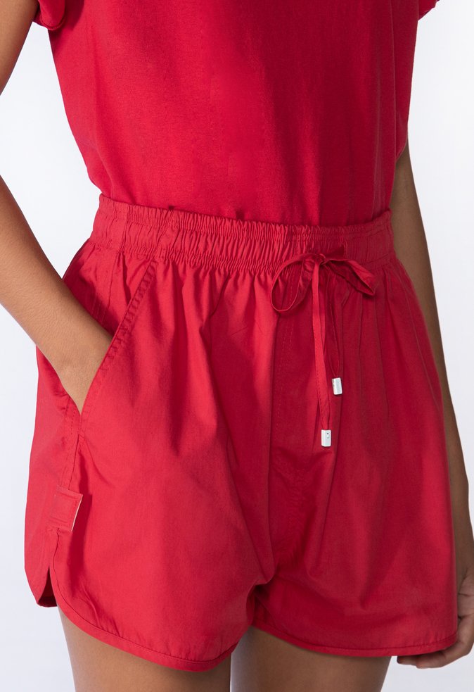 Shorts Cléo Tricoline Vermelho
