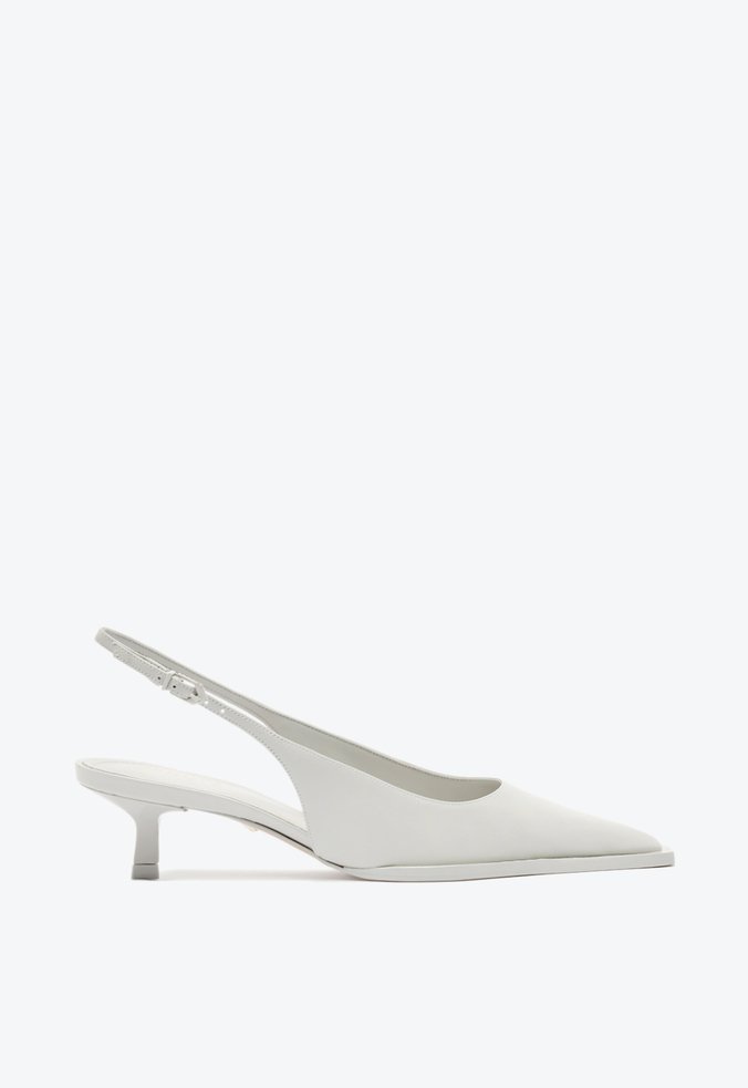 Sapato Scarpin Daria Sling Cinza