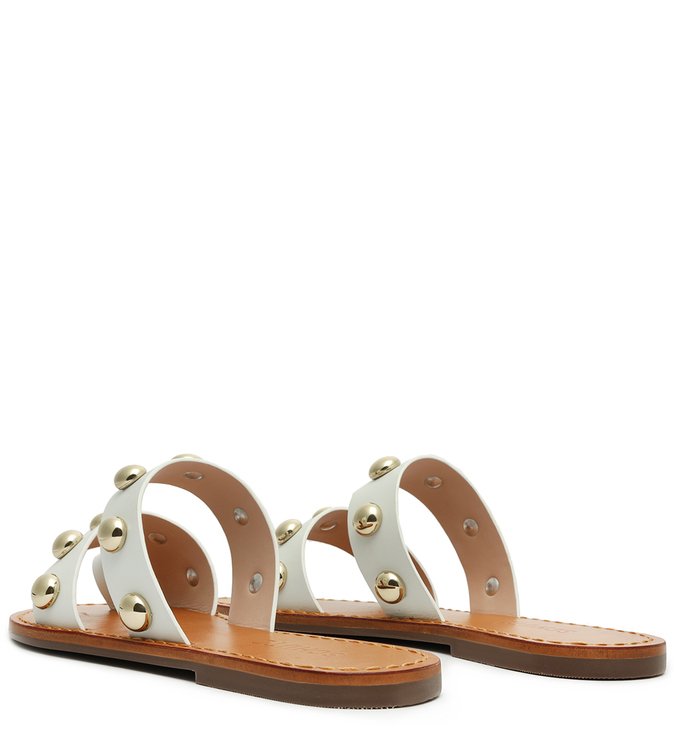 Slide Maxi Studs White Slide Maxi Studs White