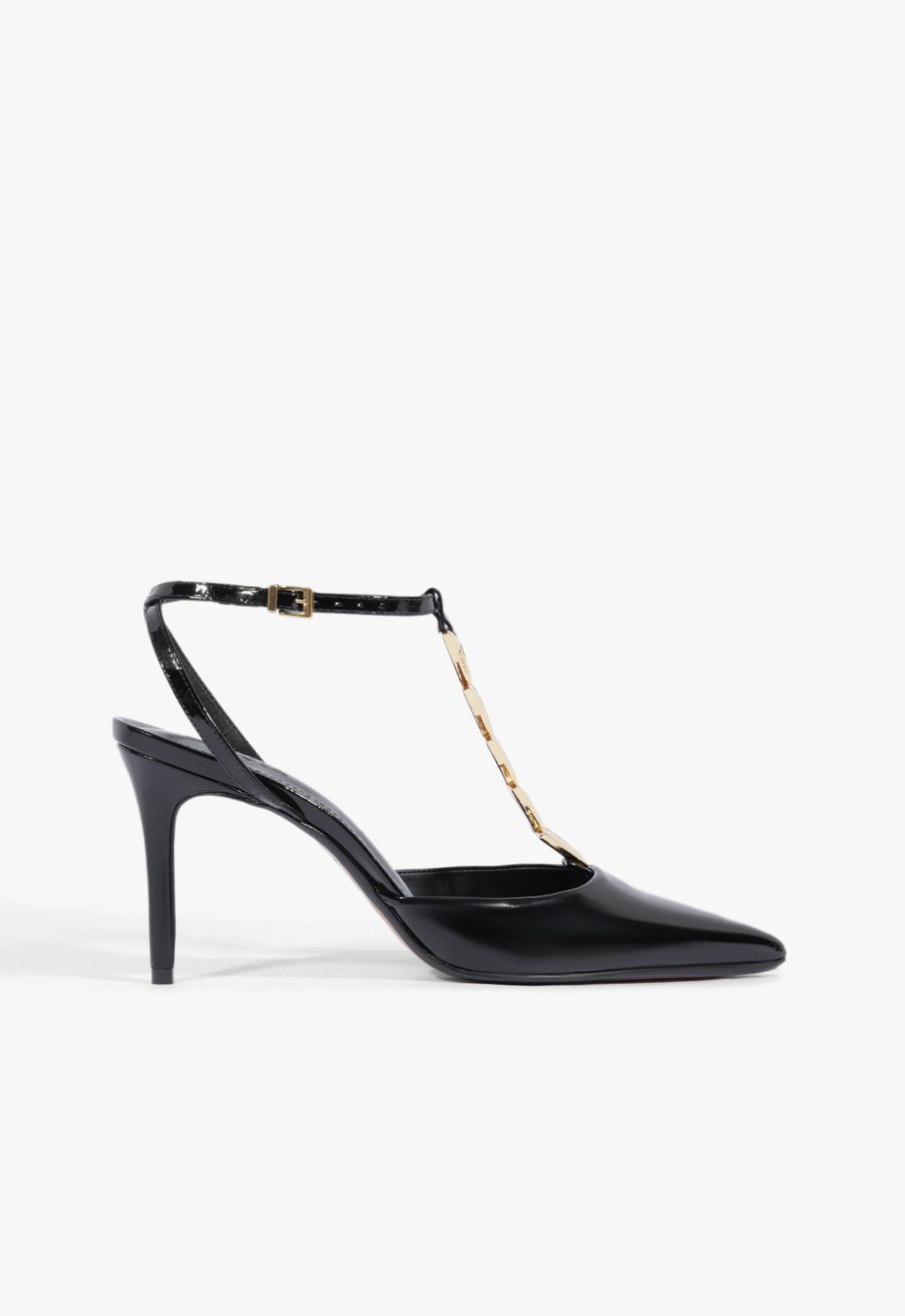 Mule de couro preto | Schutz