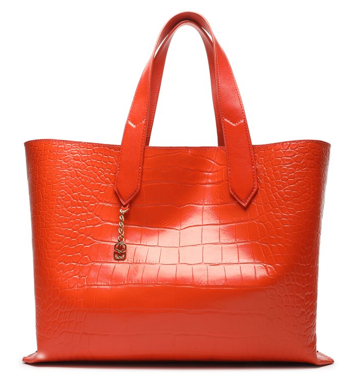Shopping Bag Alexia Texture Orange