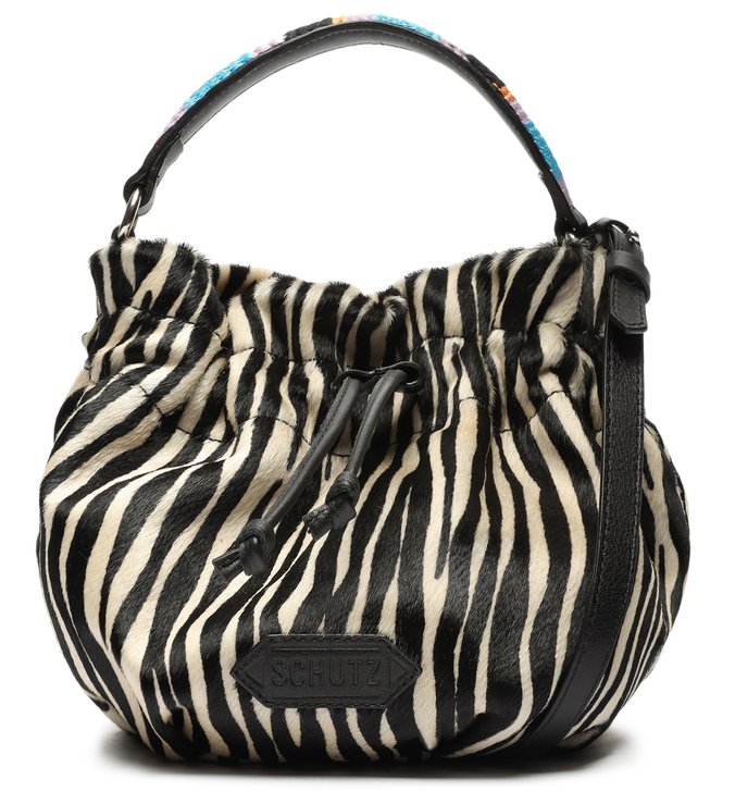 Bolsa Bucket Média Kikka Zebra