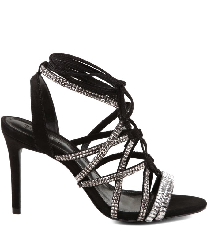 Sandália Lace Up Black